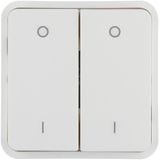 CUBYKO KNX PANEL 2 BUTTONS WHITE INDICATION I/0