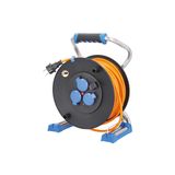 Xperts Kabeltrommel 320mmO, 40m H07BQ-F 3G2,5 orange,  3 sockets 230V/16A