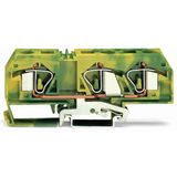 3-conductor ground terminal block 16 mm² center marking green-yellow