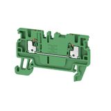 Feed-through terminal block, PUSH IN, 1.5 mm², 500 V, 17.5 A, Number o