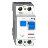 Residual current circuit breaker 40A, 2-p, 100mA,type A,6kA