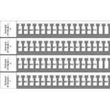 Marking tags for TB and ST - terminals, 481-510 (each 2x)