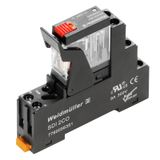 Relay module, 115 V AC, red LED, 2 CO contact (AgSnO) , 250 V AC, 5 A,