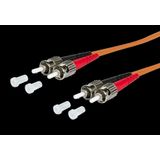 OpDAT patch cord 2xST/2xST OM2, 10.0 m