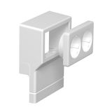 SKL-DS DRW Mounting box double with Schuko socket