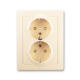 ND5512G-A2241 B1 Exchangeable part of 2gang socket outlet cover