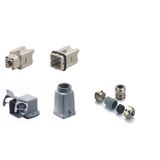 Industrial connectors (set), Series: HA, Screw connection, Size: 1, Nu