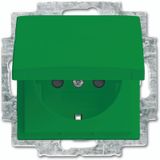 20 EUKB-13-914 CoverPlates (partly incl. Insert) Busch-balance® SI Green, RAL 6032