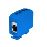 AL/CU universal rail-mounted terminal block ZGG1x70/2x35n blue