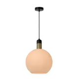 Lucide JULIUS - Pendant light - Ø 28 cm - 1xE27 - Opal