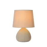 RAMZI Table Lamp E14 H26cm Cream