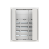 CU36K ComfortLine Compact distribution board, Flush mounting, 144 SU, Isolated (Class II), IP30, Rows: 64, 1014 mm x 865 mm x 125 mm