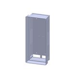 Wall box, 1 unit-wide, 16 Modul heights