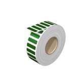 Device marking, halogen-free, Self-adhesive, 27 mm, Polyester, green