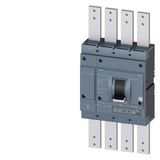 circuit breaker 3VA2 IEC Frame 1250 breaking capacity class M Icu=55 kA @ 415 V 4-pole line protection ETU330  LIG In=1250 A