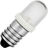 E10 Single Led T8.5x28 12V 20mA AC/DC Water Clear White 20Khrs