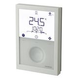 RDG260T - Room thermostat standalone. Outputs modulating (DC) or on/off. Fan coil (3-speed / DC fan) or universal applications