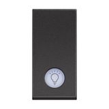 CLASSIA - 1WAY SWITCH ILL. LAMP SYMBOL BLACK