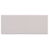 Separator plate 2 mm thick oversized light gray