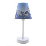 Animals Blue Nursery Table Lamp