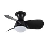 Epona LED Ceiling Fan 20W 1900Lm CCT Dim Black