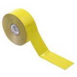 Device marking, halogen-free, 22.6 mm, Polypropylene, yellow