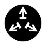 Button plate, mushroom black, symbol solve