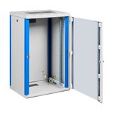 Network Enclosure Wall S-RACK, W=600 H=1001 D=450, 19", 20U