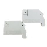 Allen-Bradley 1492-BKJC3 End Barrier, Start/End, One kit consists of 10 start barriers and 10 end barriers, Barriers are required on both ends, for Use With1492-JC3