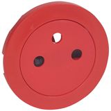 COVER PLATE 2P+E F/B SLIM RED