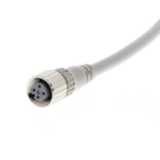 Sensor cable, M12 straight socket (female), 4-poles, 2-wires (1 - 4),