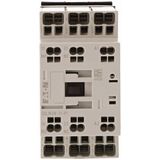 Contactor, 3 pole, 380 V 400 V 18.5 kW, 1 N/O, 1 NC, 230 V 50 Hz, 240 V 60 Hz, AC operation, Push in terminals