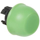 Osmoz non illuminated spring return head - flush with shroud - green