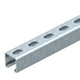 MSL4141P6000FT Profile rail perforated, slot 22mm 6000x41x41