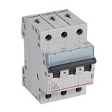 MCB TX³ 6000 - 3P - 400 V~ - 25 A - C curve - prong-type supply busbars