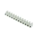 Thermoplastic connector strip LPA12-6 transparent