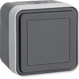 Blind plug surface-mtd, W.1, grey/light grey matt