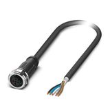 SAC-5P- 1,5-PUR/P12FS SH - Sensor/actuator cable