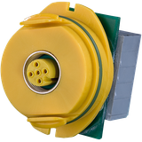 MODLINK  M12 A COD/CLAMP YELLOW