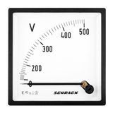 Voltmeter, 96x96mm, 500VAC