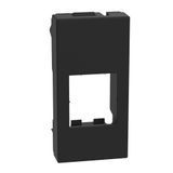 Classia - cover RJ45 Keystone 1M black