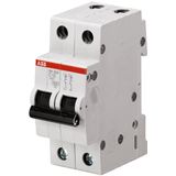 SH202-C6 Miniature Circuit Breaker - 2P - C - 6 A