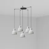 VENICE PENDANT WHITE ø160 1x E27 5L