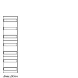 Distribution section, 7-row, H=1050mm