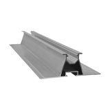 Roof mounting shortrails set trapezoidal sheet high snowload