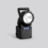 Portable safety spotlight, 2 W, 140 lm, 757, black Safety spotlights, 