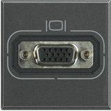 HD15 video socket Axolute anthracite