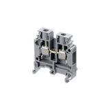 M 6/8 BLANC VO, FEED THROUGH, SCREW CLAMP TERMINAL BLOCK, 8 AWG, 6MM2, WHITE