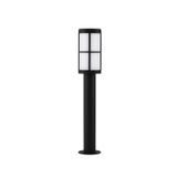 Black Aluminium & Acrylic LED E27 1x12 Watt 220-240 Volt IP54 Bulb Excluded D: 12 W: 12 H: 65 cm