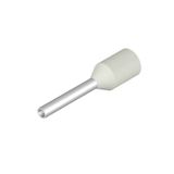 Wire end ferrule, Standard, 0.5 mm², Stripping length: 10 mm, white